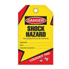 Lockout Tag "Shock Hazard" Tag - 25/pkg