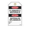 Danger "Flammable Materials" Bilingual E/S Tag - 25/pkg