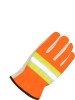 Grain Cowhide Driver HiViz Spandex Back Orange | Pack of 12