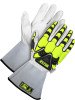 Goatskin Cut Resistant Gauntlet w/ Backhand Protection - Stitched with Kevlar