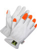 Goatskin Driver Cut Resistant Liner Hi-Viz Fingertips - C100 Thinsulate Insulation