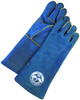 Welding Glove Split Leather Blue CarbonX Lining Slim Fit