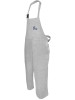 Welding Apron Leather Split Leg Bib Apron Pearl Grey (Sold per EACH)