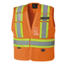 Hi-Vis Polyester Mesh Tear-Away Safety Vest | Pioneer