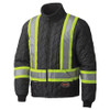 Hi-Vis Quilted Freezer Jacket - CSA, Class 1 & 2 - Pioneer - 5017