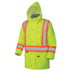 Hi-Vis Long Winter Quilted Safety Parka - CSA, Class 1 & 2 - Pioneer - 5031