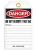 Danger - Eye Irritant | Pack /25 | INCOM TG1068   Safety Supplies Canada