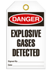 Danger - Explosive Gases Detected | Pack /25 | INCOM