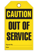 Caution - Out Of Service | Pack of 25 | Incom