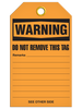 Warning  Do Not Mix Contents Tag  PKG/25 TG4029   Safety Supplies Canada