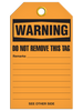 Warning  Moving Parts Tag  PKG/25 TG4016   Safety Supplies Canada