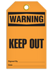 Warning  Keep Out Tag PKG/25