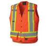 Hi-Vis Drop Shoulder Surveyor Safety Vest | Pioneer Startech 6694 / 6695   Safety Supplies Canada