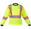 Hi-Vis Cotton-Lined Safety Shirt - CSA, Class 2 - Viking 6015G