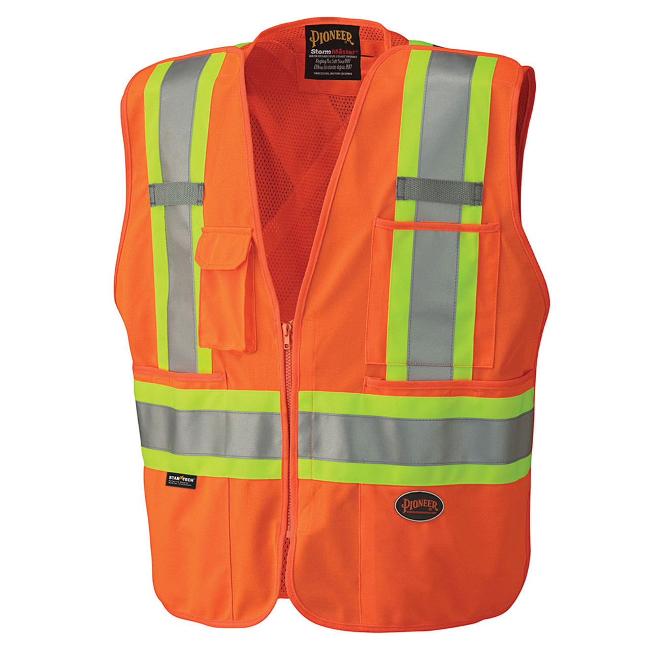 HiVis Mesh Back Safety Vest CSA, Class 2 Safety Supplies Canada