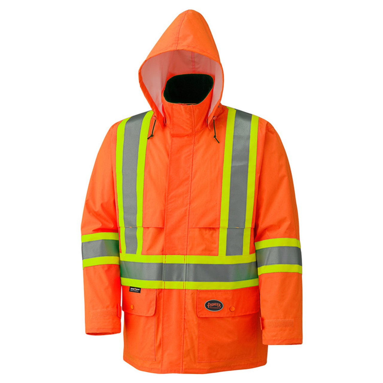 HiVis Lightweight Waterproof Safety Jacket CSA, Class 2 Safety Supplies Canada HiVis Lightweight Waterproof Safety Jacket CSA, Class 2 Safety Supplies Canada