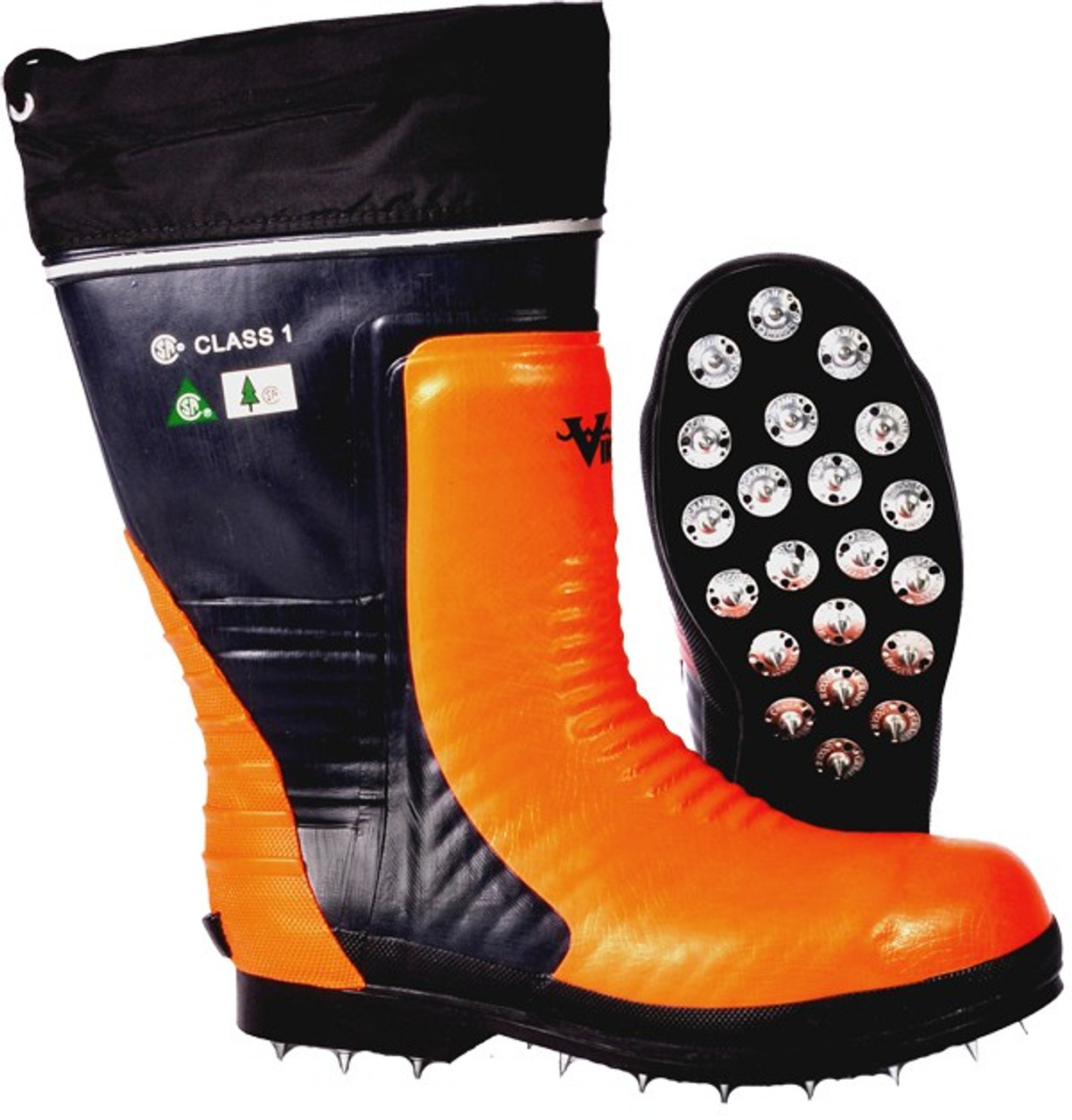 Steel Toe Spiked Bushwhacker Safety Boot Csa Green Tree Safety Supplies Canada