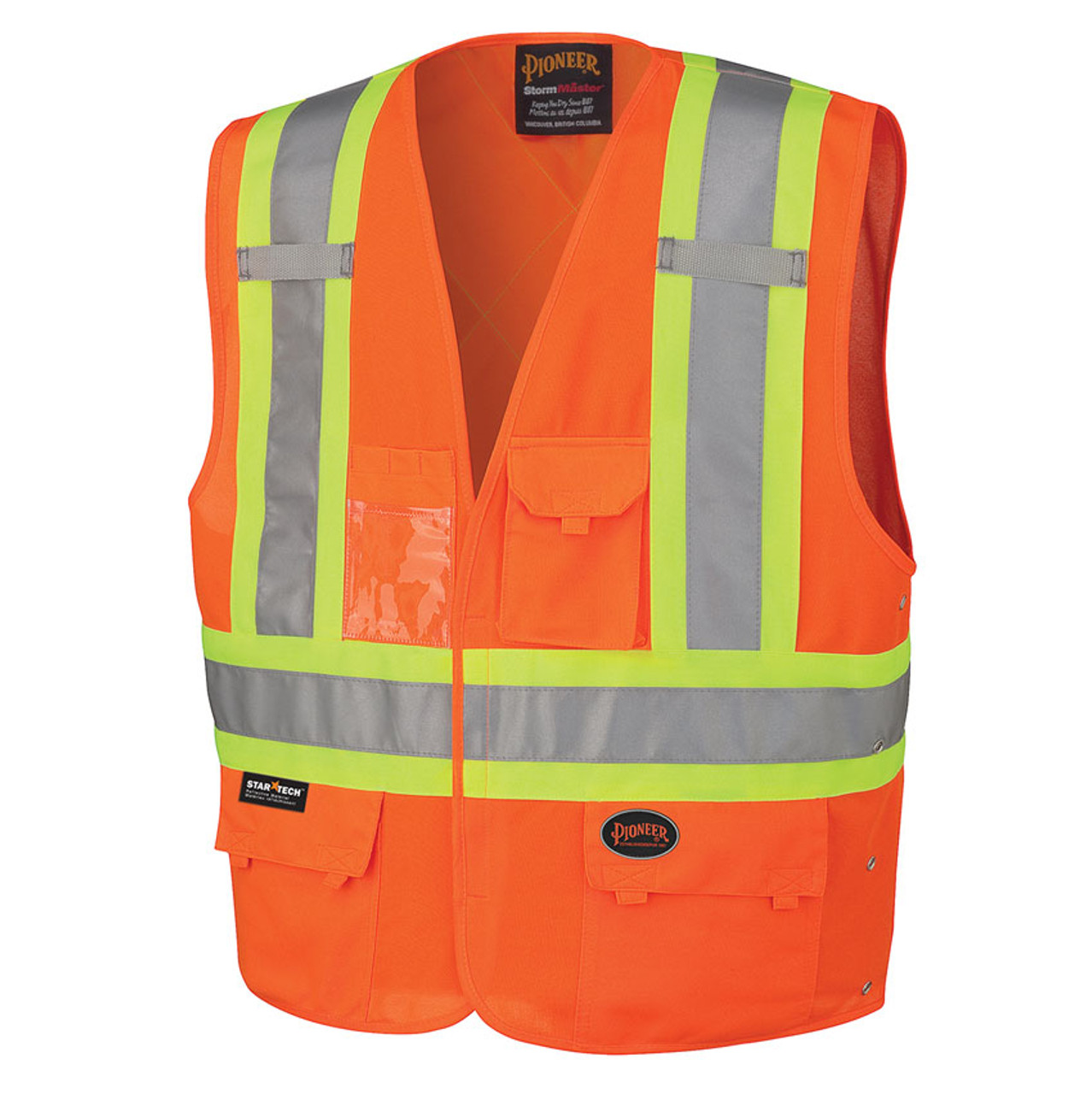 Hi Vis Tricot Safety Vest Csa Class 1 2 Safety Supplies Canada