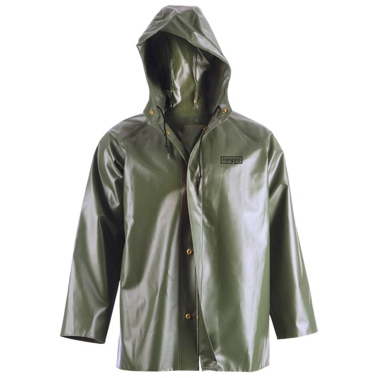 HeavyDuty Hooded Rain Jacket RanPro Canadian Classic Safety