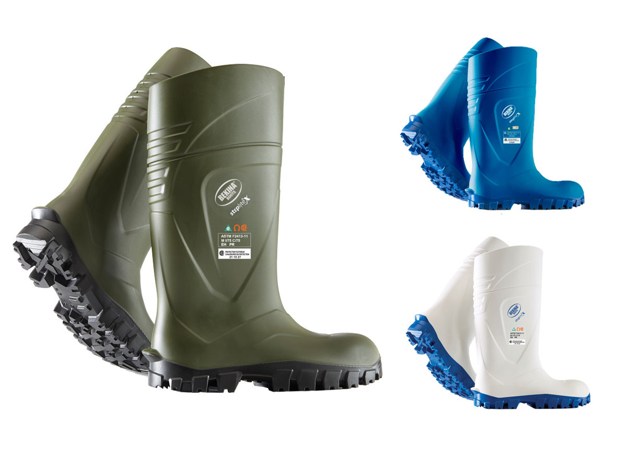 steel toe rubber boots for women