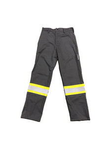 Flame Resistant 7 oz Hi-Viz Safety Pant  Grey | Protecting U