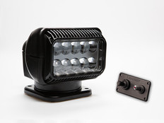 GoLight LED Black Permanent Mount w/  Wired Dash Control - Lens: Clear