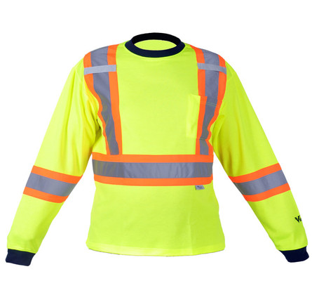 Hi-Vis Cotton-Lined Safety Shirt | CSA 