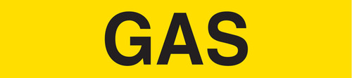 2" x 54' GAS Pipe Marker Tape