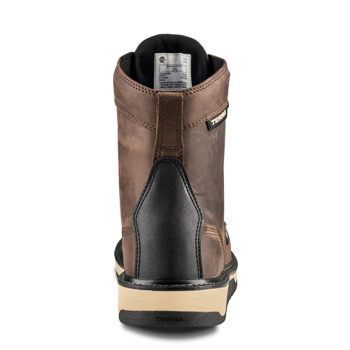 Men's Terra Ironstone 8" Waterproof Composite Toe Safety Work Boot