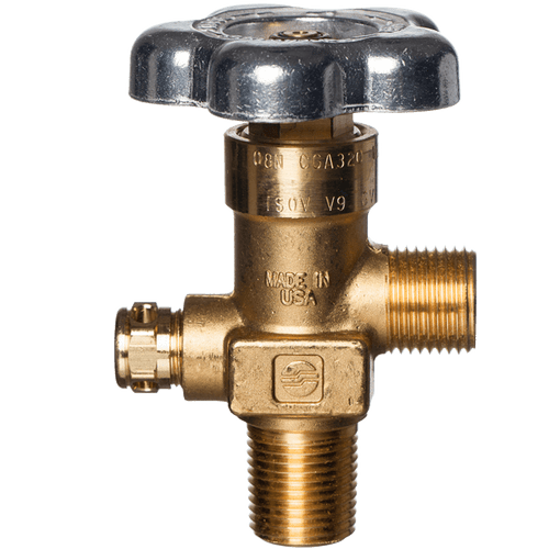 Sherwood Brass Commercial CO2 Valve for Steel Cylinders
