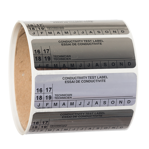 Blank Conductivity Test Label
