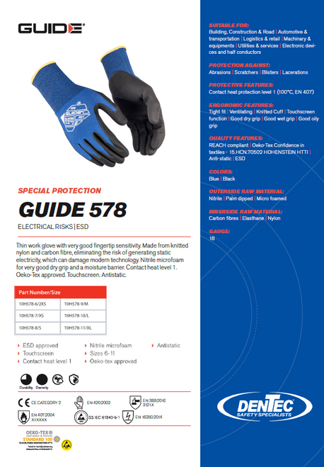 Guide 578 ESD Glove