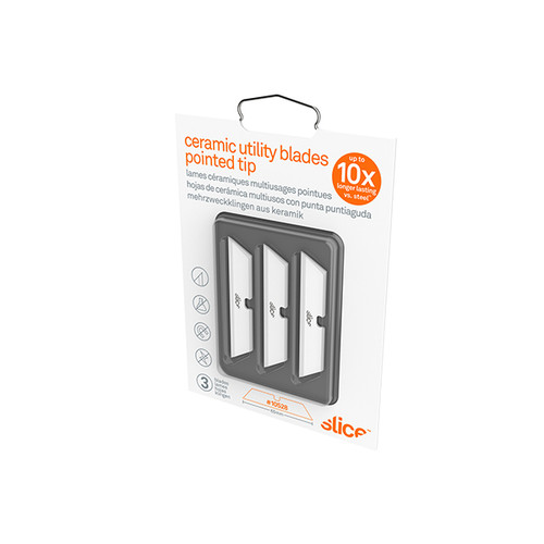 Slice® Pointed Tip Ceramic Blade Replacements  Compatible With #2110550, #2110554, #2110558, #2110564, #2110562, #2110591, #2110593, #2110585, #2110477