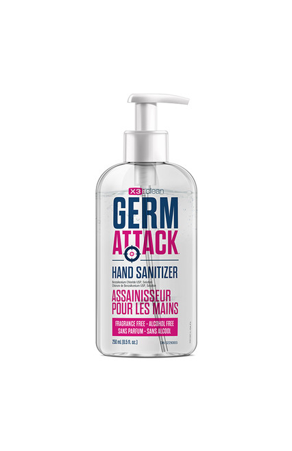 X3 Clean Alcohol Free Hand Sanitizer Countertop 250ML