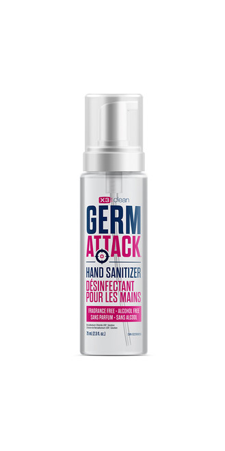 X3 Clean Alcohol Free Hand Sanitizer Personal Size 75ML