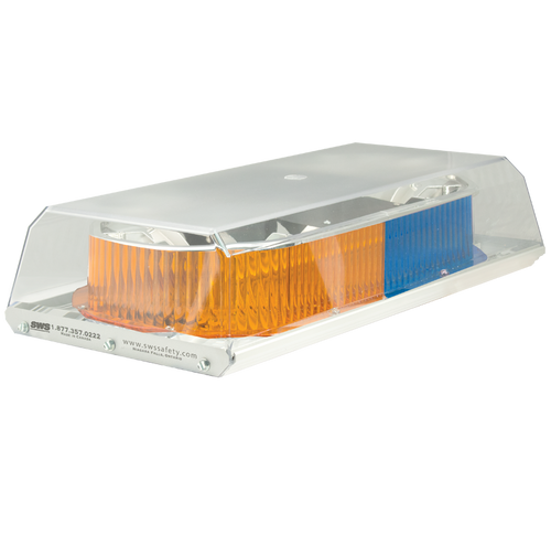 Clear Dual A B 16" Low Profile Fleet Plus LED Minibar