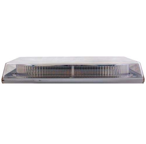 Amber &Amp; Blue 16" Low Profile Fleet LED Slim Mini Lightbar Permanent Mount