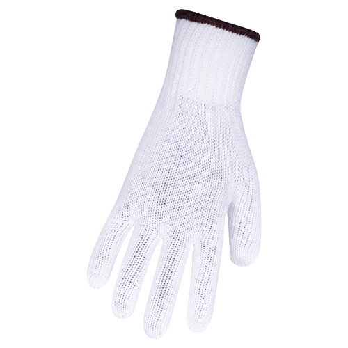 Nylon and Polyester Gloves - White