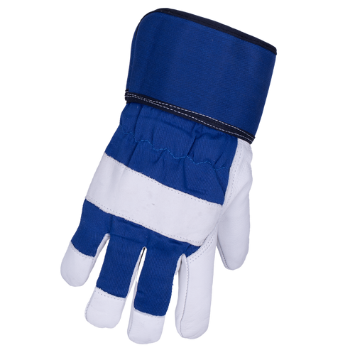 Cowhide - Foam Fleece Lined - Tan - Rub Cuff