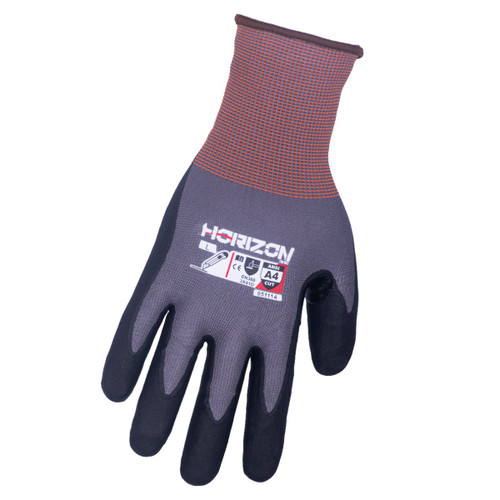 Horizon Nylon Grey ANSI A4 Cut Resistant Gloves