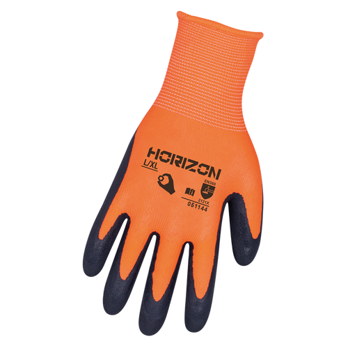 Hi-Vis Latex Foam Coated Gloves
