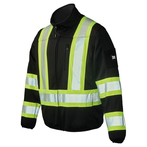 Zip Front Fleece Safety Jacket