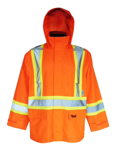 Hi-Vis Handyman 300D Waterproof Safety Parka | Viking 6327JO/6327JG