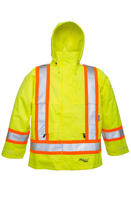 Hi-Vis Handyman 300D Waterproof Safety Parka | Viking 6327JO/6327JG