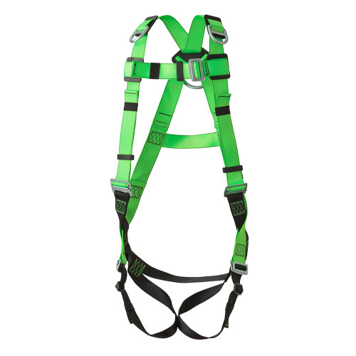 Safety Harness Contractor Series - Class AE - O/S | Buckles - Chest, Leg andTorso | Friction, Pass-Thru | PeakWorks FBH-10000E   Safety Supplies Canada