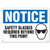 OSHA Safety Sign | "Notice Safety Glasses" | INCOM SS4050V, SS4050A, SS4050P, SC4050V, SC4050A, SC4050P, SA4050V, SA4050P   Safety Supplies Canada