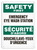 OSHA Safety Sign | Safety E/F Eye Wsh  | INCOM SS6031V, SS6031A, SS6031P, SC6031V, SC6031A, SC6031P, SA6031V, SA6031P   Safety Supplies Canada