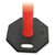 11 lb Black Rubber Octagon Delineator Base