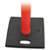 11 lb Black Rubber Octagon Delineator Base