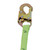 Shock Absorbing Lanyard - SP - Twin Leg - Snap Hooks & Tie Backs - 6' (1.8 M) - 110 - 220 Lb Capacity